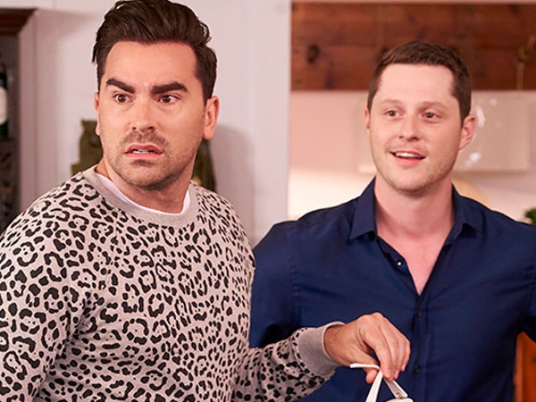 Entertainment News Celebrity Gossip E Schitt S Creek Daniel Levy Noah Reid